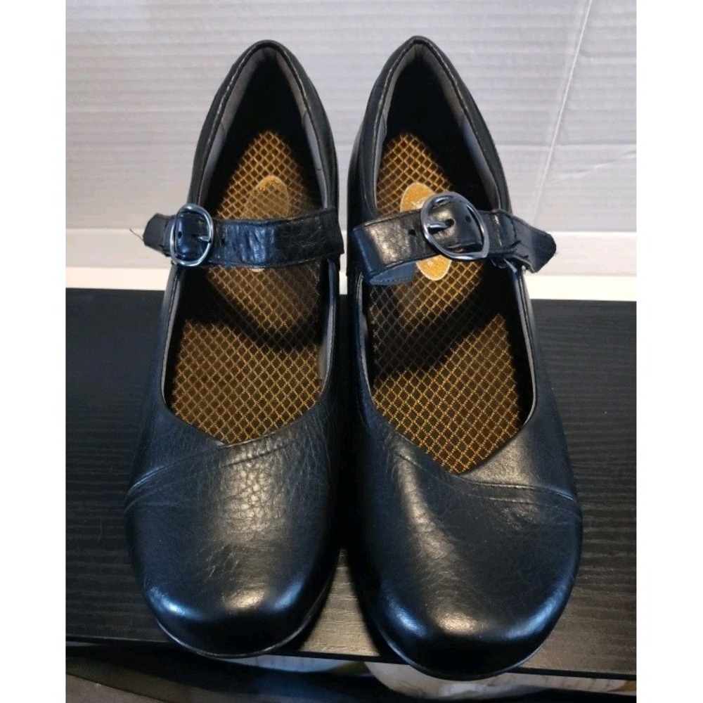 Dansko Fawna Black Mary Jane Leather Classic Comfort 11W or EU 42W